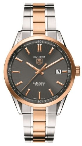TAG Heuer Carrera Calibre 5 39 Stainless Steel / Rose Gold / Grey / Bracelet